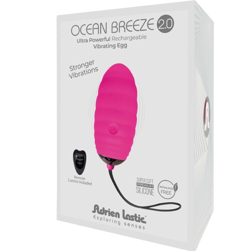 ADRIEN LASTIC - OCEAN BREEZE 2.0 RECHARGEABLE VIBRATING EGG REMOTE CONTROL PINK 4 ADRIEN LASTIC - OCEAN BREEZE 2.0 RECHARGEABLE VIBRATING EGG REMOTE CONTROL PINK - obrazek 4