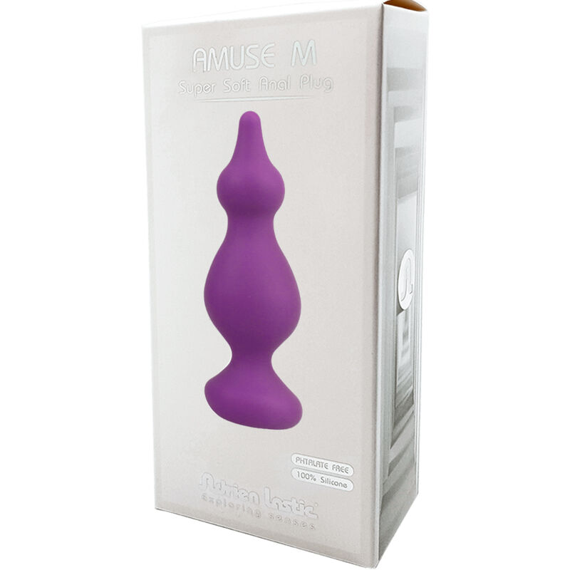 ADRIEN LASTIC - AMUSE ANAL PLUG VIOLET SILICONE SIZE M 3 ADRIEN LASTIC - AMUSE ANAL PLUG VIOLET SILICONE SIZE M - obrazek 3