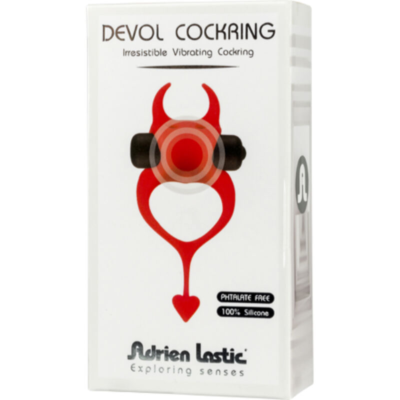ADRIEN LASTIC - DEVOL COCKRING RED VIBRATOR RING 4 ADRIEN LASTIC - DEVOL COCKRING RED VIBRATOR RING - obrazek 4