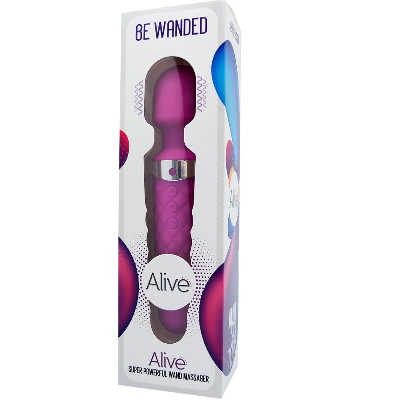 ALIVE - BE WANDED VIBRATOR MASSAGER PURPLE 2 ALIVE - BE WANDED VIBRATOR MASSAGER PURPLE - obrazek 2