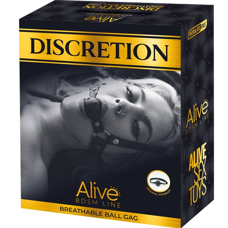 ALIVE - DISCRETION BREATHABLE GAG RED 3 ALIVE - DISCRETION BREATHABLE GAG RED - obrazek 3