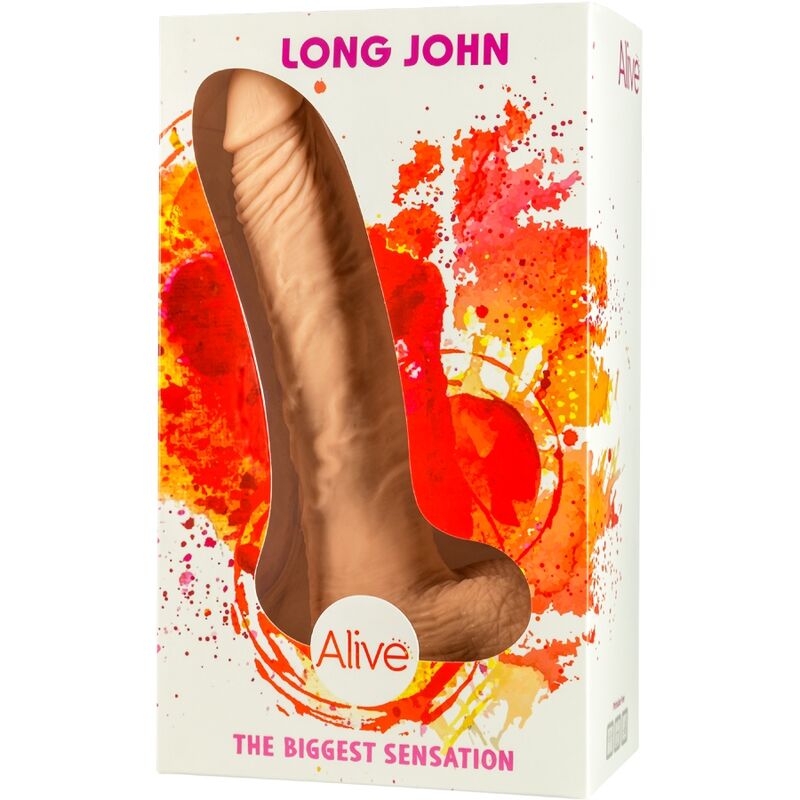 ALIVE - LONG JOHN REALISTIC PENIS 21.8 CM 2 ALIVE - LONG JOHN REALISTIC PENIS 21.8 CM - obrazek 2
