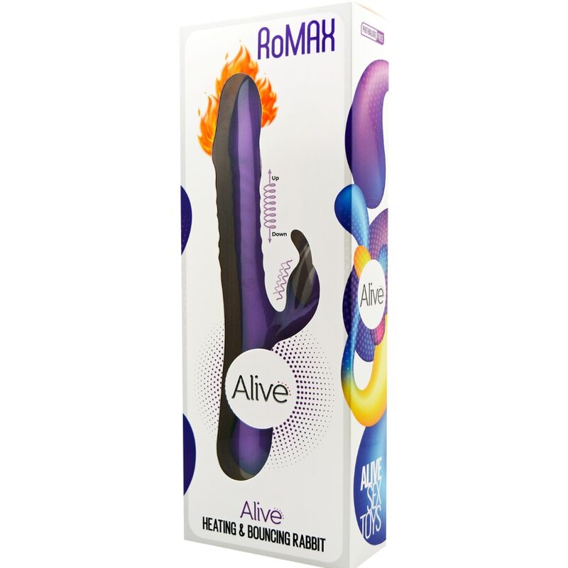 ALIVE - ROMAX VIBRATOR RABBIT SILICONE VIOLET 5 ALIVE - ROMAX VIBRATOR RABBIT SILICONE VIOLET - obrazek 5