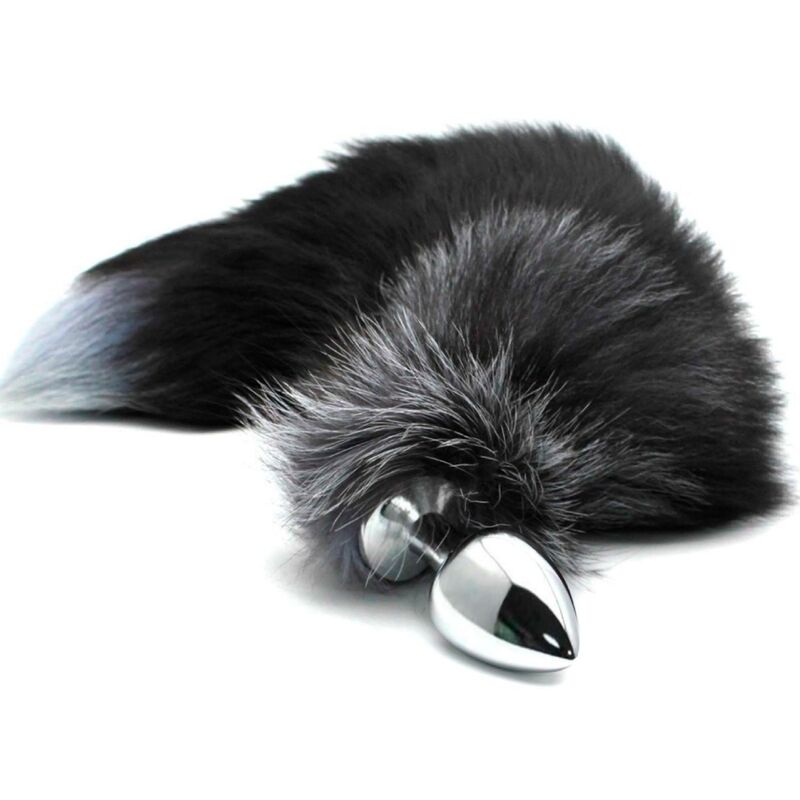 ALIVE - ANAL PLEASURE PLUG METAL FOX TAIL SIZE M 3 ALIVE - ANAL PLEASURE PLUG METAL FOX TAIL SIZE M - obrazek 3