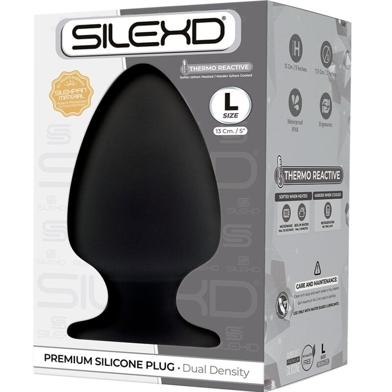 SILEXD - MODEL 1 ANAL PLUG PREMIUM SILEXPAN SILICONE PREMIUM THERMOREACTIVE SIZE L 2 SILEXD - MODEL 1 ANAL PLUG PREMIUM SILEXPAN SILICONE PREMIUM THERMOREACTIVE SIZE L - obrazek 2