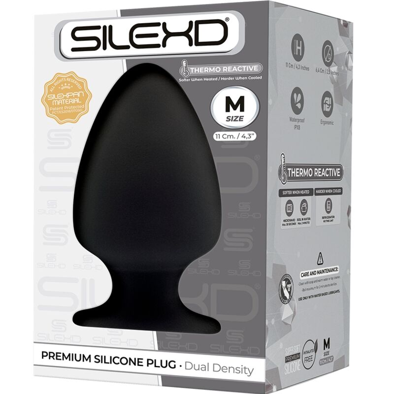 SILEXD - MODEL 1 ANAL PLUG PREMIUM SILEXPAN SILICONE PREMIUM THERMOREACTIVE SIZE M 2 SILEXD - MODEL 1 ANAL PLUG PREMIUM SILEXPAN SILICONE PREMIUM THERMOREACTIVE SIZE M - obrazek 2