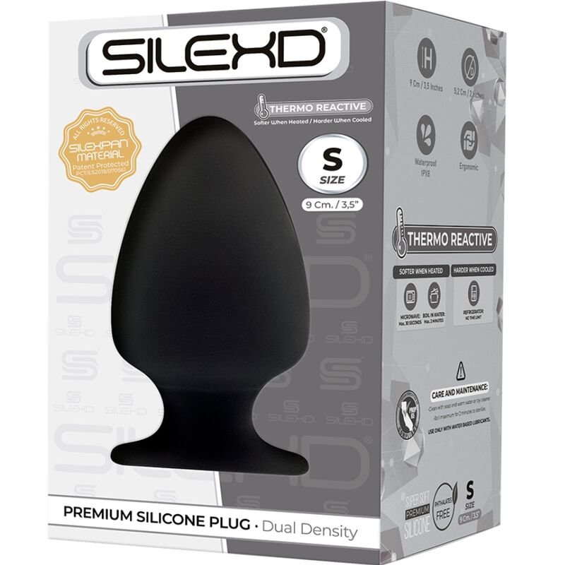SILEXD - MODEL 1 ANAL PLUG PREMIUM SILEXPAN SILICONE PREMIUM THERMOREACTIVE SIZE S 2 SILEXD - MODEL 1 ANAL PLUG PREMIUM SILEXPAN SILICONE PREMIUM THERMOREACTIVE SIZE S - obrazek 2