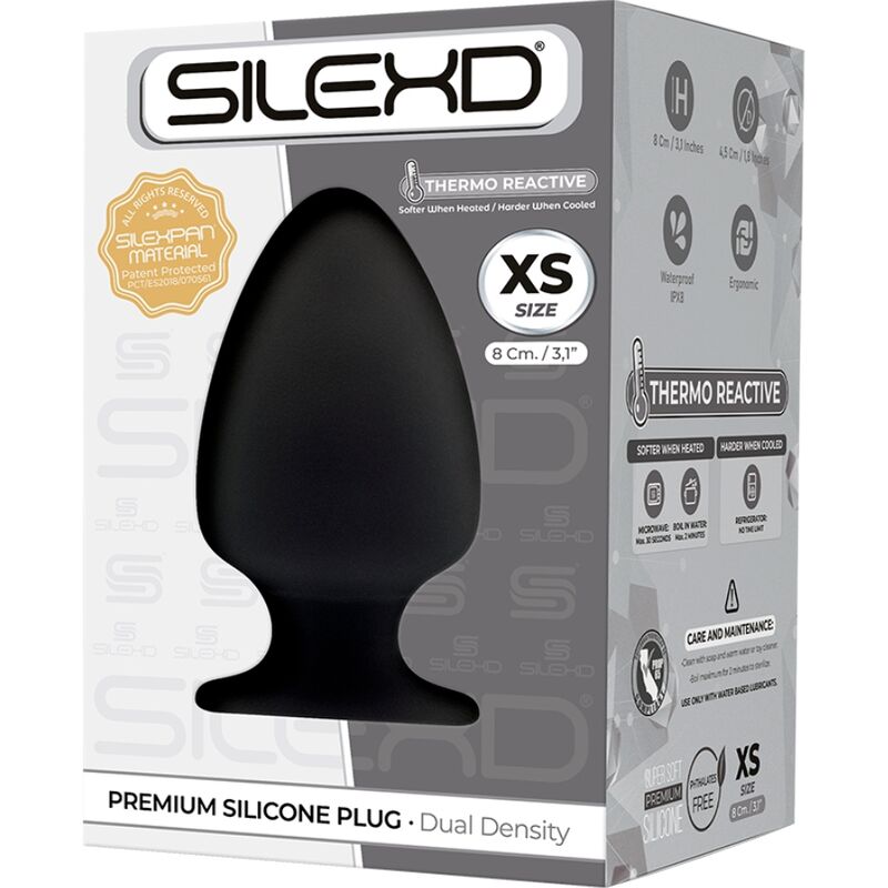 SILEXD - MODEL 1 ANAL PLUG PREMIUM SILEXPAN SILICONE PREMIUM THERMOREACTIVE SIZE XS 2 SILEXD - MODEL 1 ANAL PLUG PREMIUM SILEXPAN SILICONE PREMIUM THERMOREACTIVE SIZE XS - obrazek 2