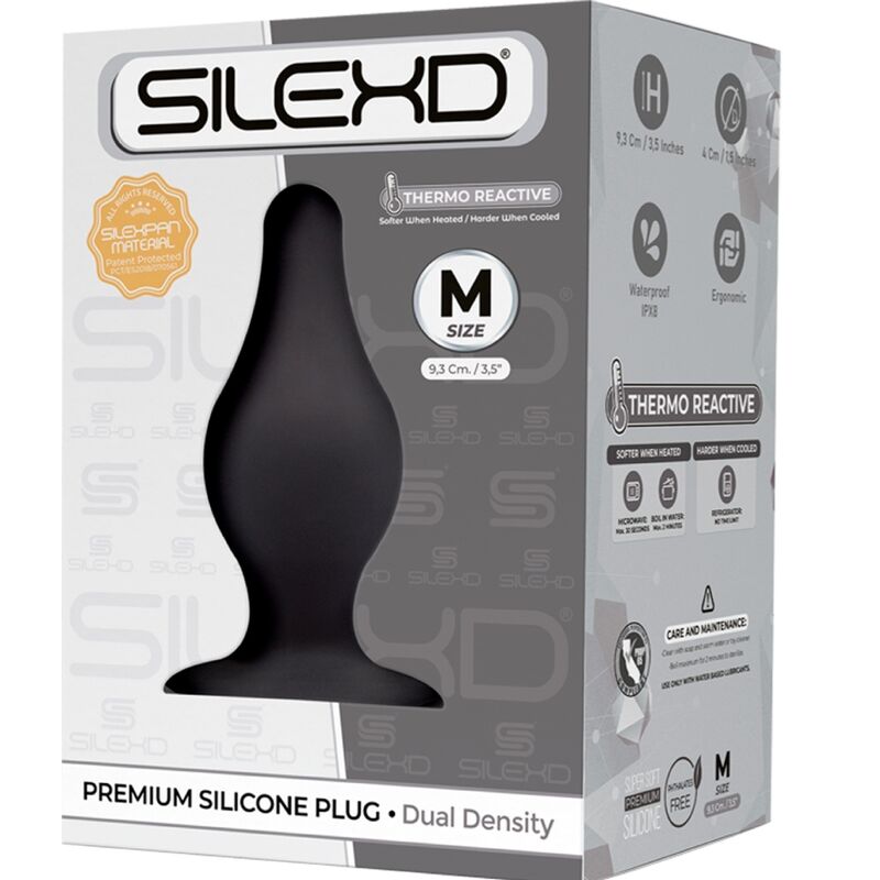 SILEXD - MODEL 2 ANAL PLUG PREMIUM SILEXPAN SILICONE PREMIUM THERMOREACTIVE SIZE M 2 SILEXD - MODEL 2 ANAL PLUG PREMIUM SILEXPAN SILICONE PREMIUM THERMOREACTIVE SIZE M - obrazek 2