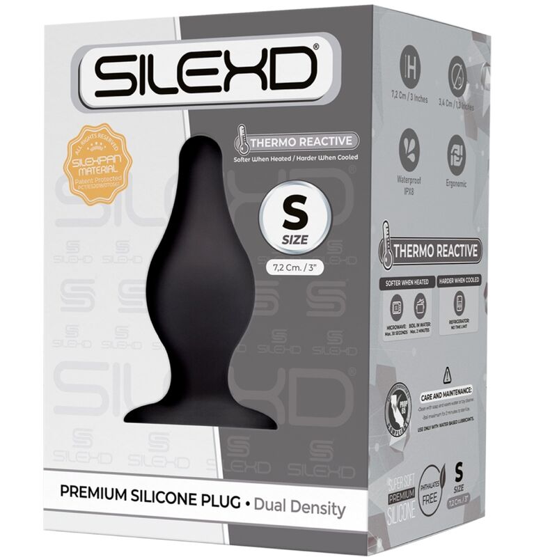 SILEXD - MODEL 2 ANAL PLUG PREMIUM SILEXPAN SILICONE PREMIUM THERMOREACTIVE SIZE S 2 SILEXD - MODEL 2 ANAL PLUG PREMIUM SILEXPAN SILICONE PREMIUM THERMOREACTIVE SIZE S - obrazek 2