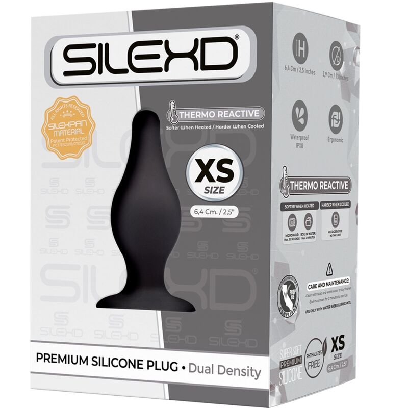 SILEXD - MODEL 2 ANAL PLUG PREMIUM SILEXPAN SILICONE PREMIUM THERMOREACTIVE SIZE XS 2 SILEXD - MODEL 2 ANAL PLUG PREMIUM SILEXPAN SILICONE PREMIUM THERMOREACTIVE SIZE XS - obrazek 2