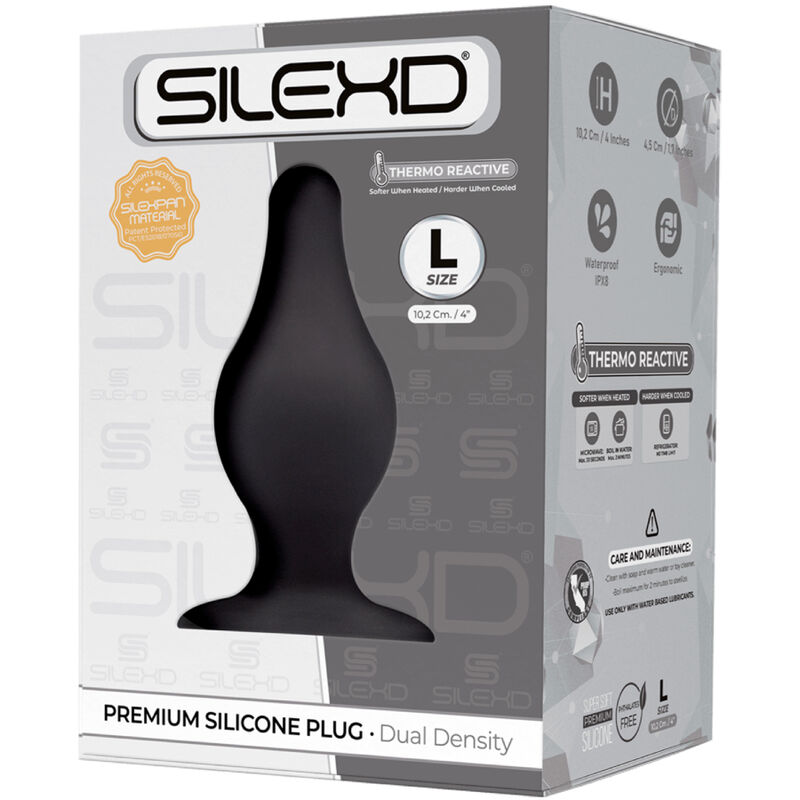 SILEXD - MODEL 2 ANAL PLUG PREMIUM SILEXPAN SILICONE PREMIUM THERMOREACTIVE SIZE L 2 SILEXD - MODEL 2 ANAL PLUG PREMIUM SILEXPAN SILICONE PREMIUM THERMOREACTIVE SIZE L - obrazek 2