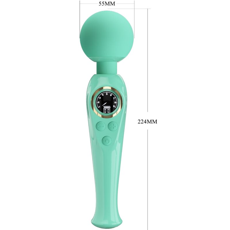 PRETTY LOVE - SKYLER GREEN WAND VIBRATOR 5 PRETTY LOVE - SKYLER GREEN WAND VIBRATOR - obrazek 5