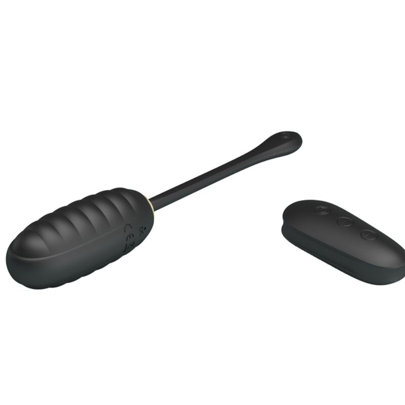 PRETTY LOVE - DOREEN LUXURY RECHARGEABLE VIBRATING EGG BLACK REMOTE CONTROL 4 PRETTY LOVE - DOREEN LUXURY RECHARGEABLE VIBRATING EGG BLACK REMOTE CONTROL - obrazek 4