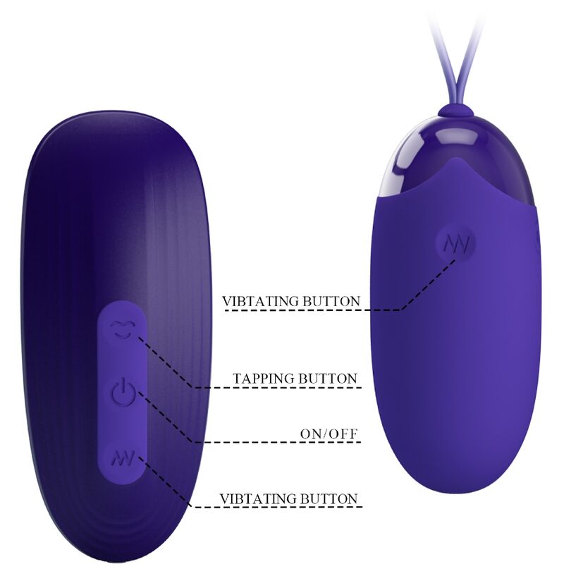 PRETTY LOVE - STIMULATOR AND PORTABLE EGG 5 PRETTY LOVE - STIMULATOR AND PORTABLE EGG - obrazek 5