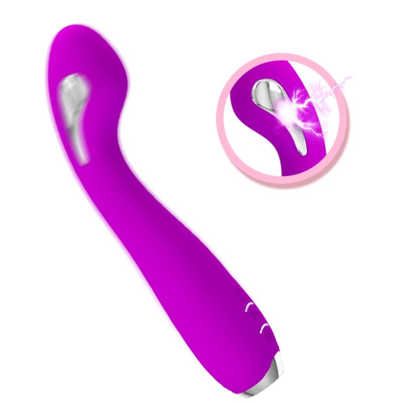 PRETTY LOVE - HECTOR RECHARGEABLE ELECTROSHOCK VIBRATOR WATERPROOF PURPLE 4 PRETTY LOVE - HECTOR RECHARGEABLE ELECTROSHOCK VIBRATOR WATERPROOF PURPLE - obrazek 4