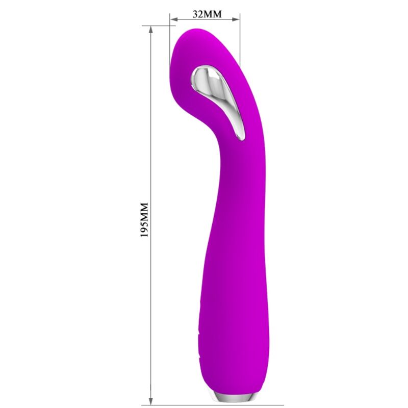 PRETTY LOVE - HECTOR RECHARGEABLE ELECTROSHOCK VIBRATOR WATERPROOF PURPLE 5 PRETTY LOVE - HECTOR RECHARGEABLE ELECTROSHOCK VIBRATOR WATERPROOF PURPLE - obrazek 5