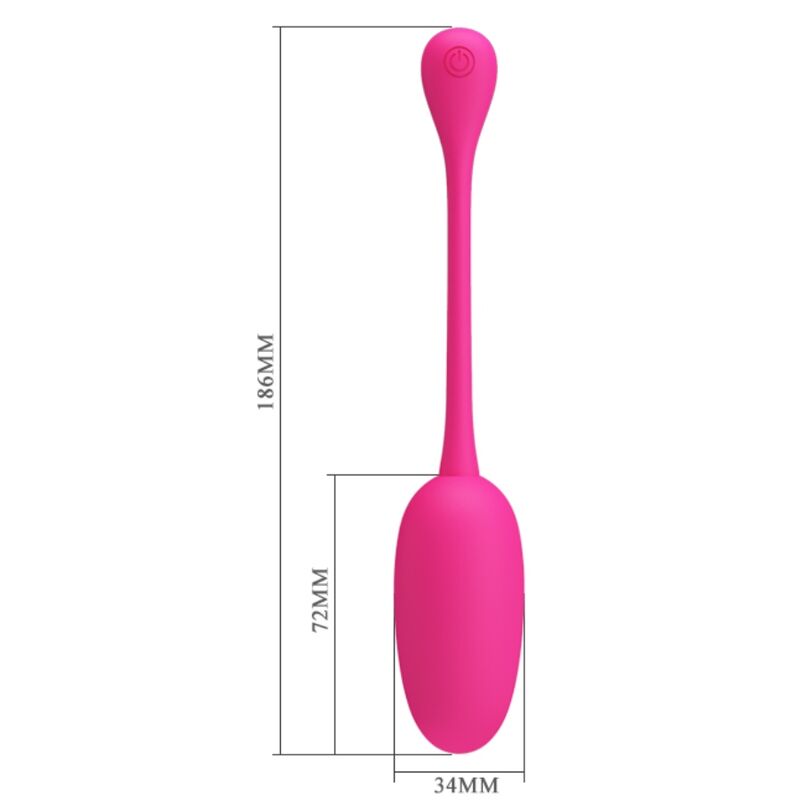 PRETTY LOVE - KNUCKER PINK RECHARGEABLE VIBRATING EGG 5 PRETTY LOVE - KNUCKER PINK RECHARGEABLE VIBRATING EGG - obrazek 5