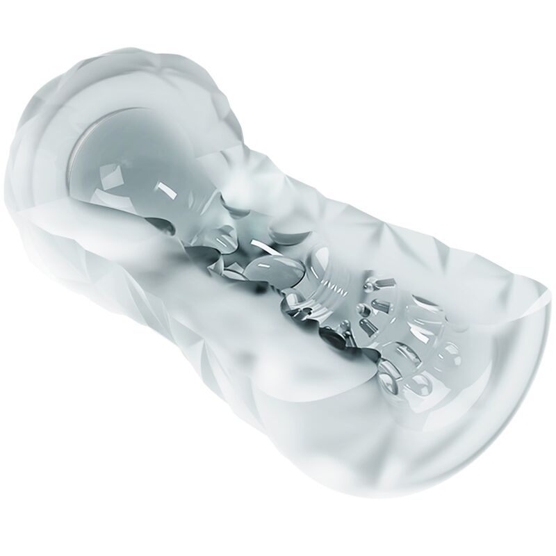 PRETTY LOVE - SMALL MASTURBATOR WITH BLUE SPIRALS 3 PRETTY LOVE - SMALL MASTURBATOR WITH BLUE SPIRALS - obrazek 3