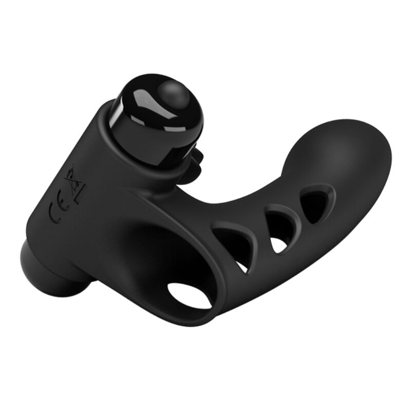 PRETTY LOVE - ORLANDO BLACK VIBRATOR FINGER COVER 3 PRETTY LOVE - ORLANDO BLACK VIBRATOR FINGER COVER - obrazek 3