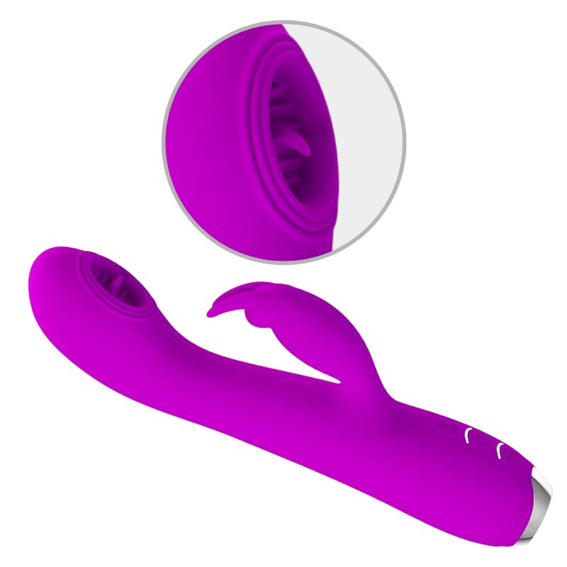PRETTY LOVE - RACHEL RECHARGEABLE VIBRATOR WITH PURPLE SUCTION CUP 4 PRETTY LOVE - RACHEL RECHARGEABLE VIBRATOR WITH PURPLE SUCTION CUP - obrazek 4