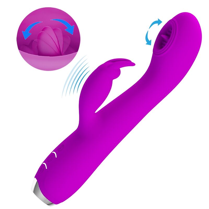 PRETTY LOVE - RACHEL RECHARGEABLE VIBRATOR WITH PURPLE SUCTION CUP 5 PRETTY LOVE - RACHEL RECHARGEABLE VIBRATOR WITH PURPLE SUCTION CUP - obrazek 5