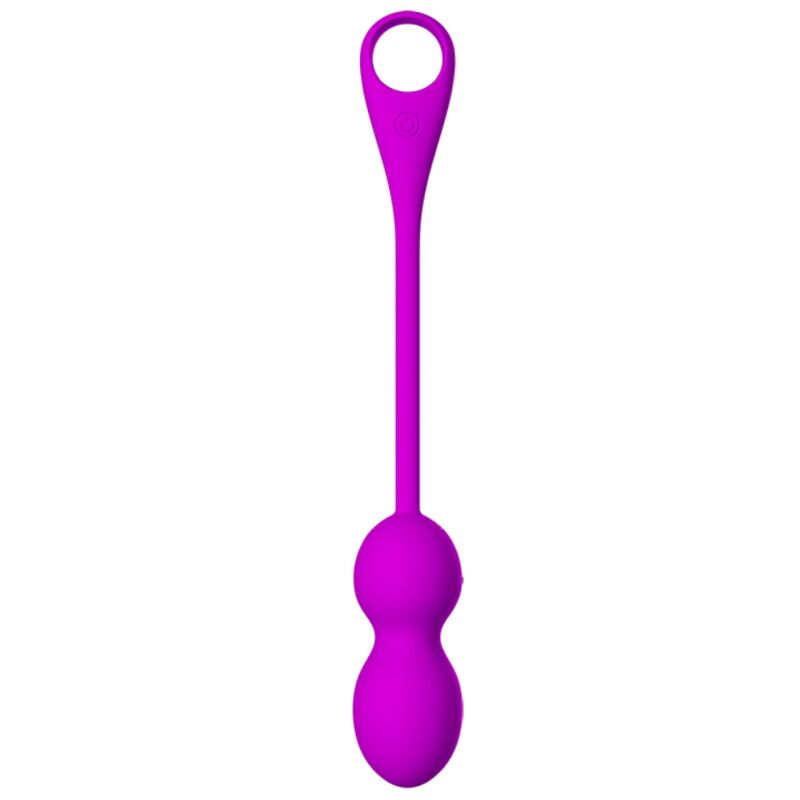 PRETTY LOVE - ELVIRA RECHARGEABLE VIBRATING BALLS PURPLE 2 PRETTY LOVE - ELVIRA RECHARGEABLE VIBRATING BALLS PURPLE - obrazek 2