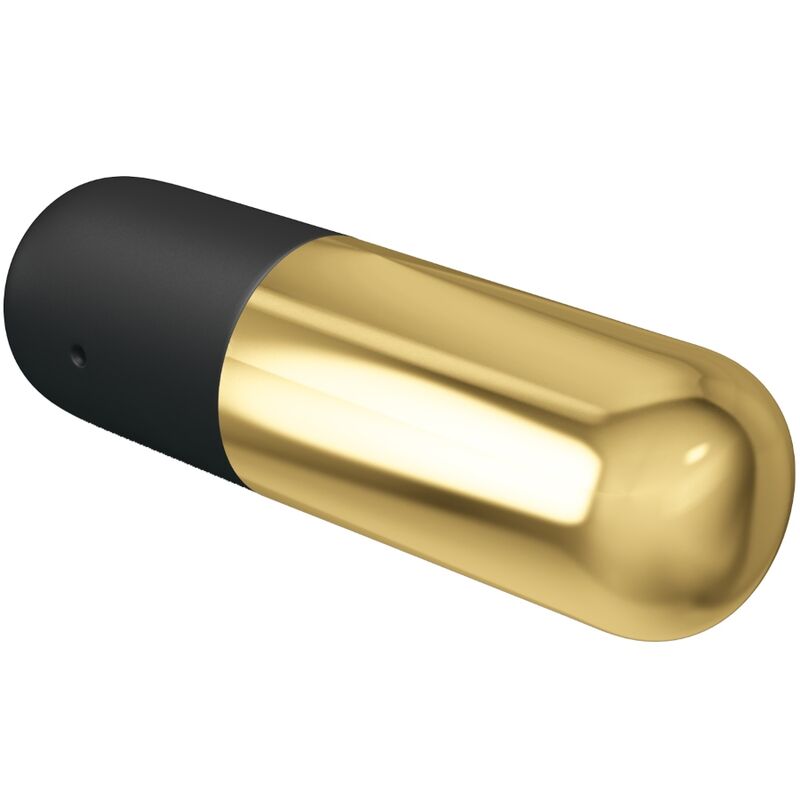 PRETTY LOVE - GOLDEN RECHARGEABLE BULLET VIBRATOR 3 PRETTY LOVE - GOLDEN RECHARGEABLE BULLET VIBRATOR - obrazek 3