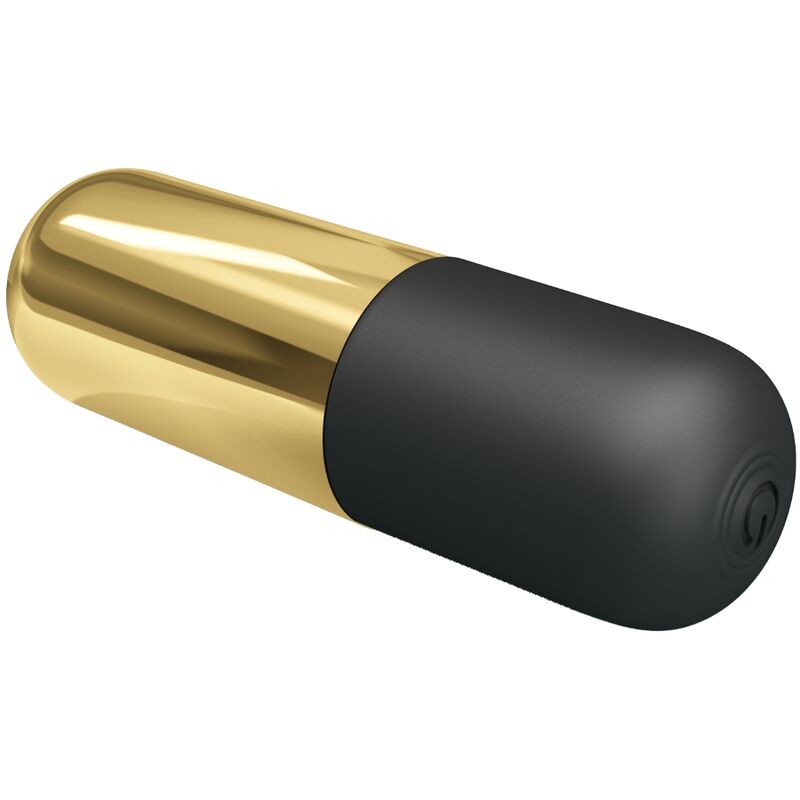 PRETTY LOVE - GOLDEN RECHARGEABLE BULLET VIBRATOR 2 PRETTY LOVE - GOLDEN RECHARGEABLE BULLET VIBRATOR - obrazek 2