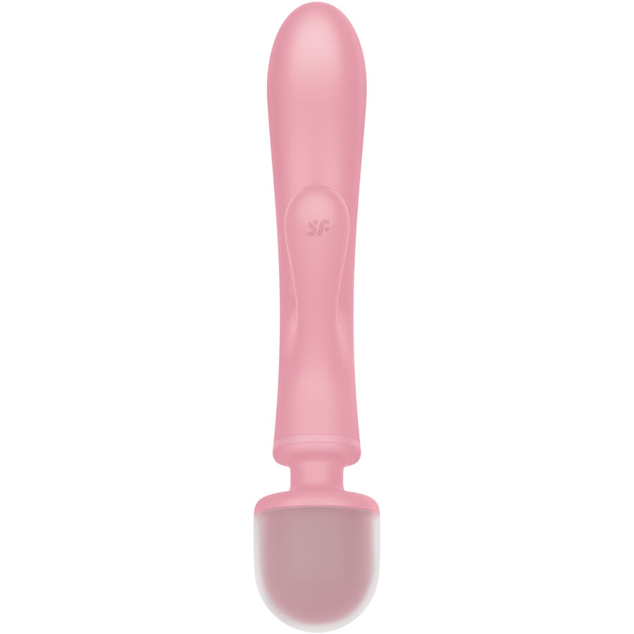 SATISFYER - TRIPLE LOVER RABBIT VIBRATOR MASSAGER PINK 4 SATISFYER - TRIPLE LOVER RABBIT VIBRATOR MASSAGER PINK - obrazek 4