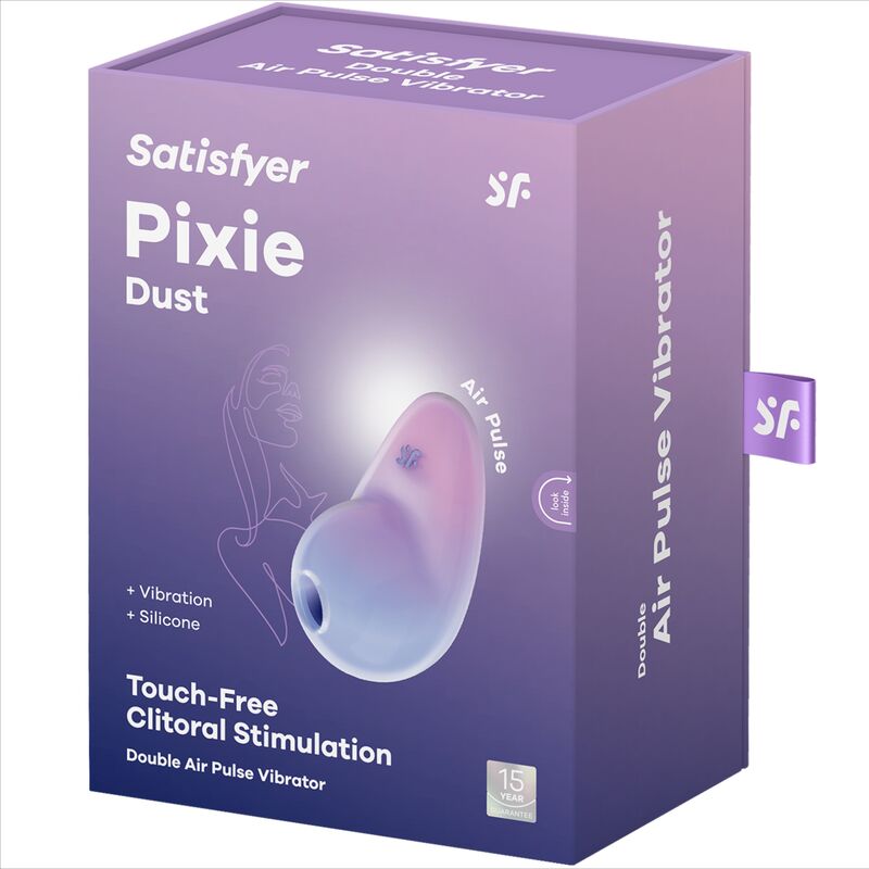 SATISFYER - PIXIE DUST LILAC AIR PLUSE STIMULATOR 5 SATISFYER - PIXIE DUST LILAC AIR PLUSE STIMULATOR - obrazek 5