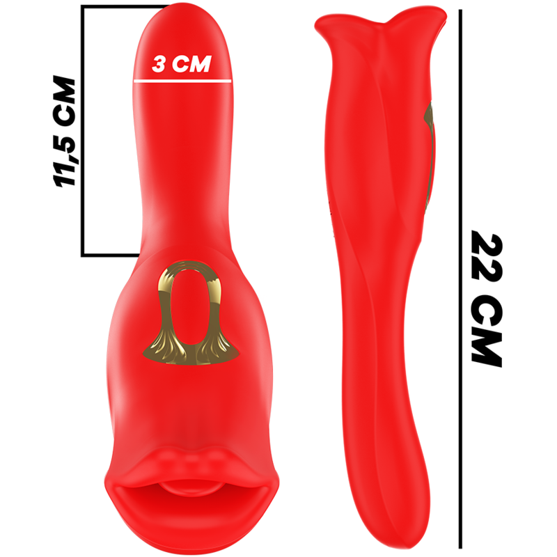 MIA - SIENA TRIPLE PLEASURE VIBRATING + BITING 5 MIA - SIENA TRIPLE PLEASURE VIBRATING + BITING - obrazek 5