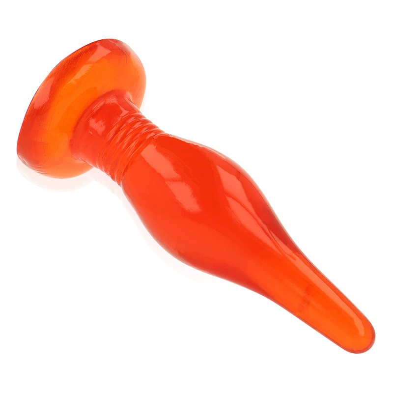 BAILE - RED SOFT TOUCH ANAL PLUG 14.2 CM 2 BAILE - RED SOFT TOUCH ANAL PLUG 14.2 CM - obrazek 2