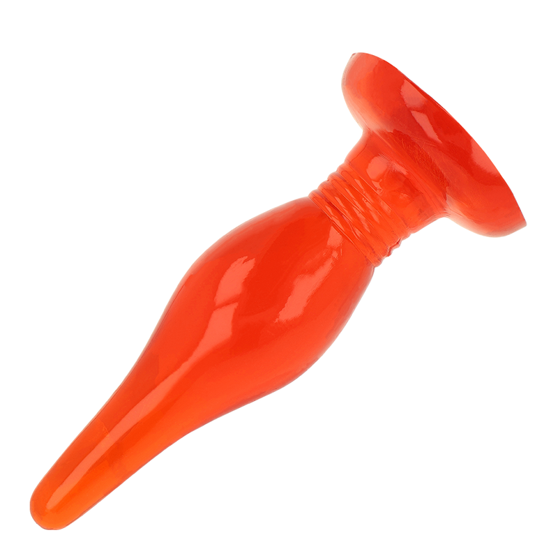BAILE - RED SOFT TOUCH ANAL PLUG 14.2 CM 3 BAILE - RED SOFT TOUCH ANAL PLUG 14.2 CM - obrazek 3