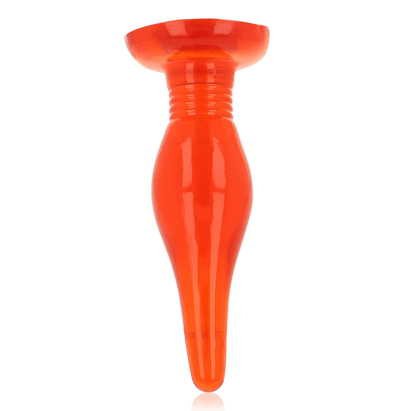 BAILE - RED SOFT TOUCH ANAL PLUG 14.2 CM 4 BAILE - RED SOFT TOUCH ANAL PLUG 14.2 CM - obrazek 4