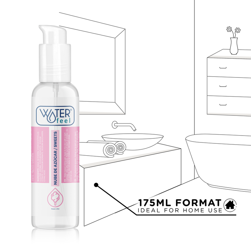 WATERFEEL - SUGAR CLOUD LUBRICANT 175 ML 5 WATERFEEL - SUGAR CLOUD LUBRICANT 175 ML - obrazek 5