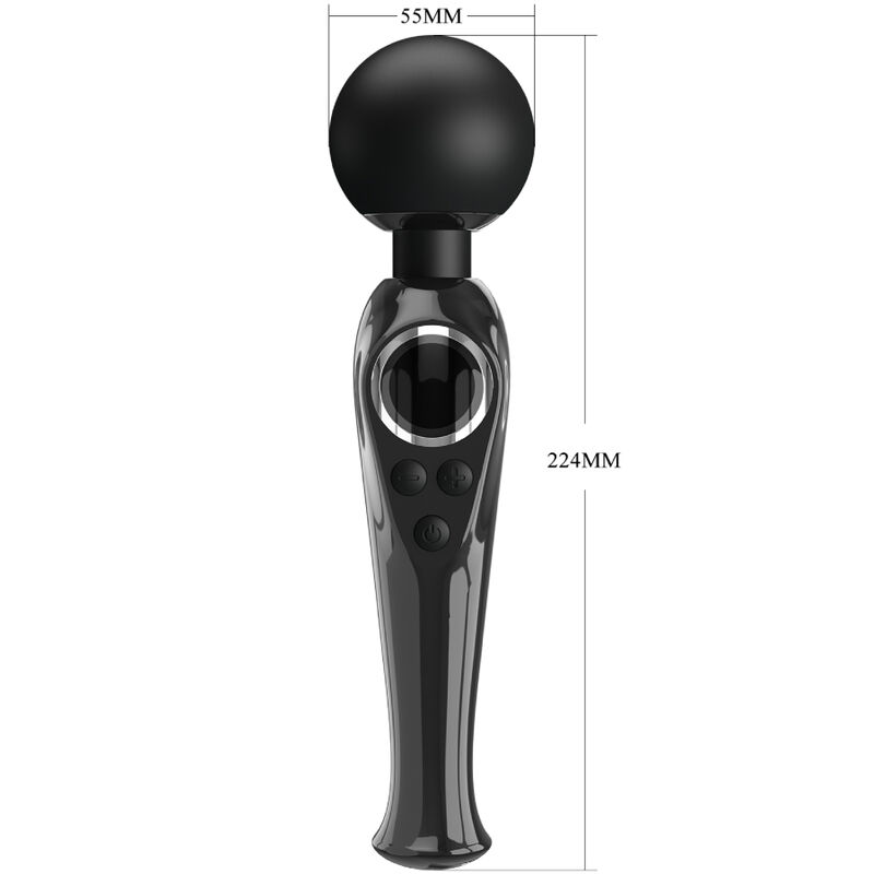 PRETTY LOVE - SKYLER VIBRATOR WAND BLACK 5 PRETTY LOVE - SKYLER VIBRATOR WAND BLACK - obrazek 5