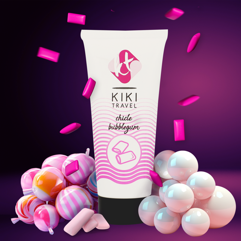 KIKÍ TRAVEL - BUBBLEGUM LUBRICANT 50 ML 5 KIKÍ TRAVEL - BUBBLEGUM LUBRICANT 50 ML - obrazek 5