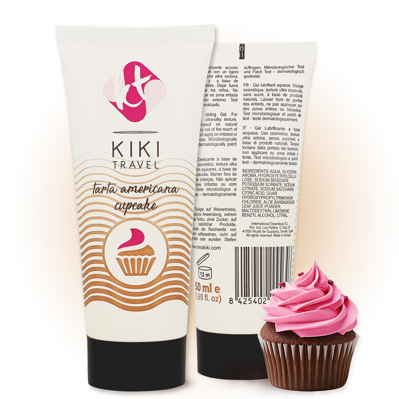 KIKÍ TRAVEL - CUPCAKE LUBRICANT 50 ML 2 KIKÍ TRAVEL - CUPCAKE LUBRICANT 50 ML - obrazek 2