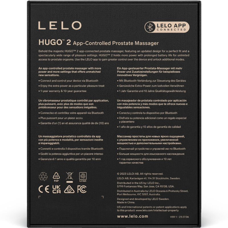 LELO - HUGO 2 GREEN PROSTATE MASSAGER 4 LELO - HUGO 2 GREEN PROSTATE MASSAGER - obrazek 4