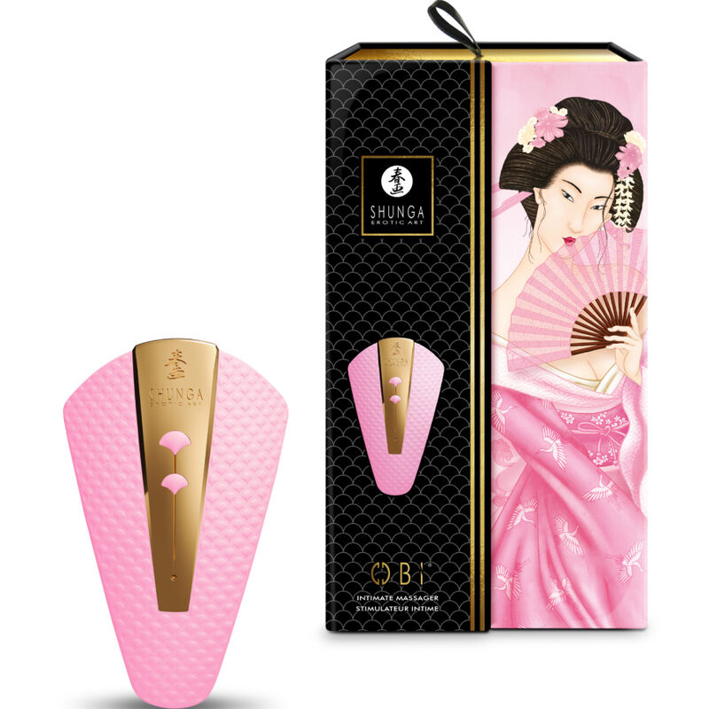 SHUNGA - OBI INTIMATE MASSAGER PINK 4 SHUNGA - OBI INTIMATE MASSAGER PINK - obrazek 4