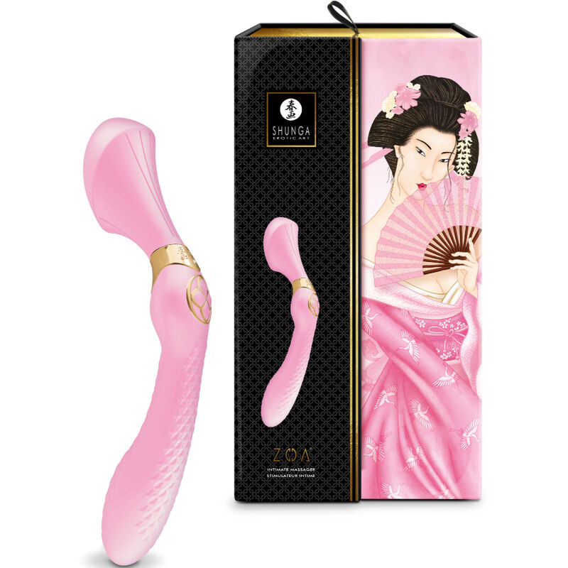 SHUNGA - ZOA INTIMATE MASSAGER PINK 3 SHUNGA - ZOA INTIMATE MASSAGER PINK - obrazek 3