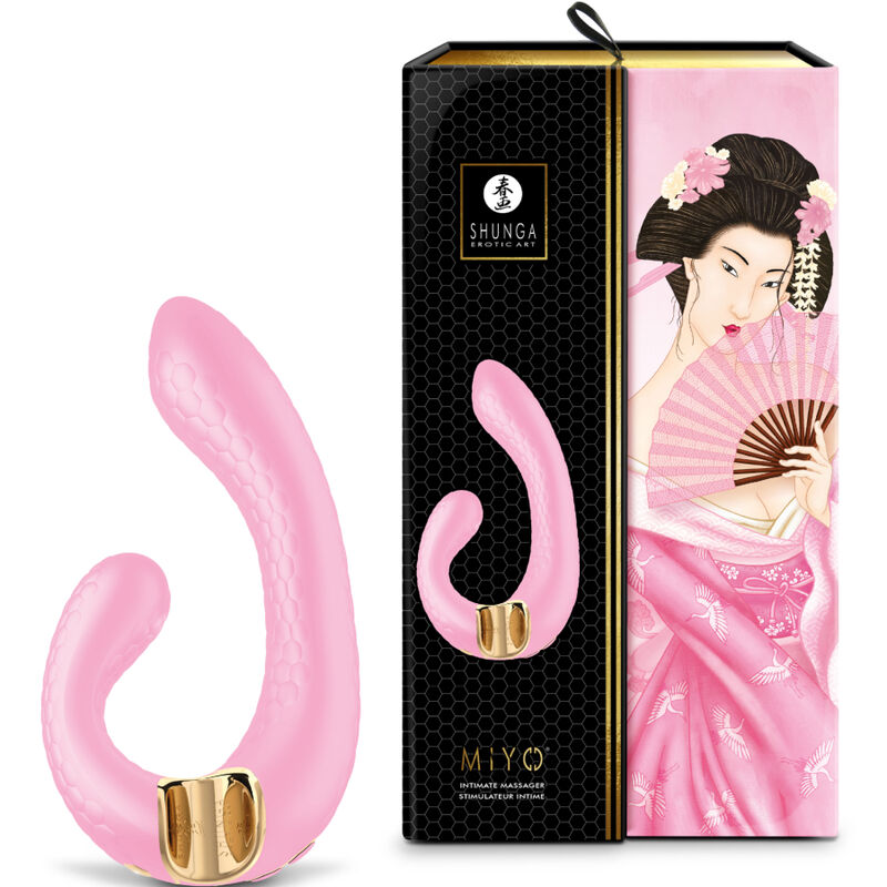 SHUNGA - MIYO INTIMATE MASSAGER PINK 3 SHUNGA - MIYO INTIMATE MASSAGER PINK - obrazek 3