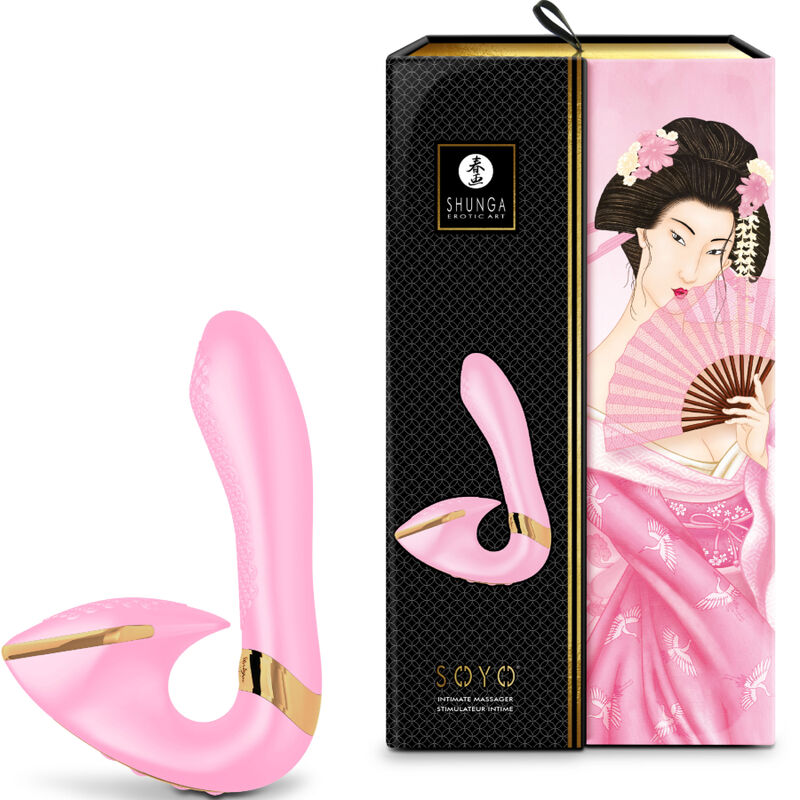 SHUNGA - SOYO INTIMATE MASSAGER PINK 3 SHUNGA - SOYO INTIMATE MASSAGER PINK - obrazek 3