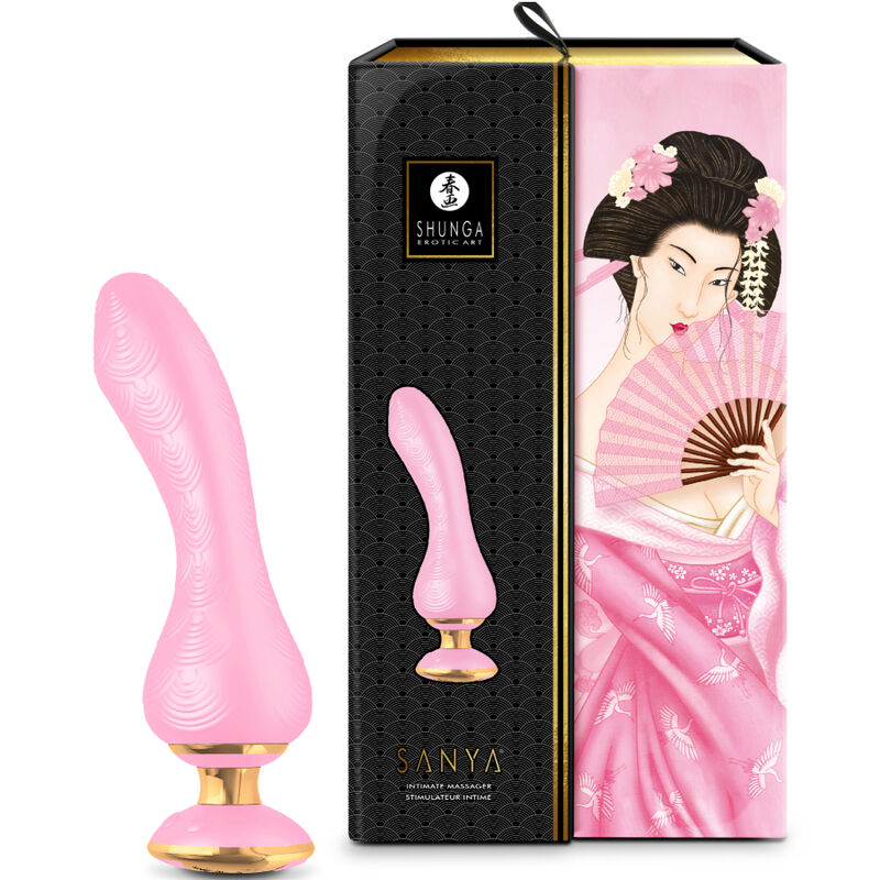 SHUNGA - SANYA INTIMATE MASSAGER PINK 4 SHUNGA - SANYA INTIMATE MASSAGER PINK - obrazek 4