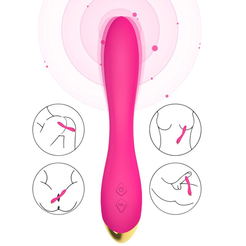 ARMONY - FLAMINGO VIBRATOR MULTIPOSITION FUCHSIA 3 ARMONY - FLAMINGO VIBRATOR MULTIPOSITION FUCHSIA - obrazek 3