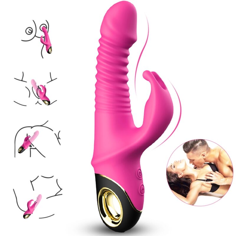 ARMONY - ZING DILDO VIBRATOR RABBIT FUCHSIA 2 ARMONY - ZING DILDO VIBRATOR RABBIT FUCHSIA - obrazek 2