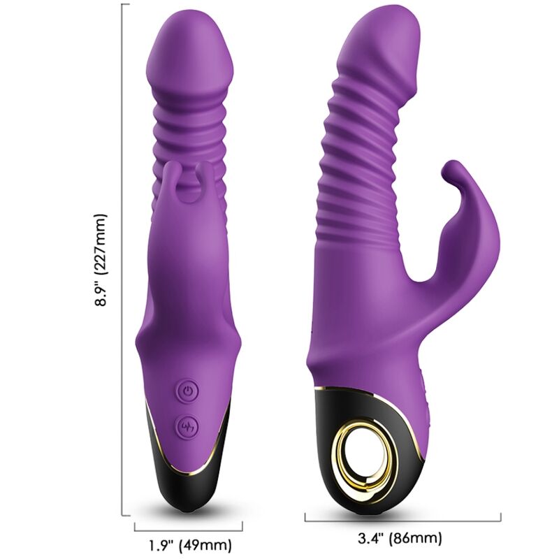 ARMONY - ZING DILDO VIBRATOR RABBIT PURPLE 3 ARMONY - ZING DILDO VIBRATOR RABBIT PURPLE - obrazek 3