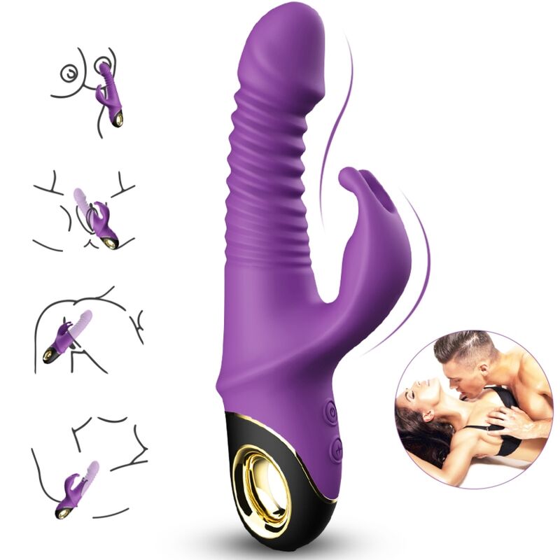 ARMONY - ZING DILDO VIBRATOR RABBIT PURPLE 2 ARMONY - ZING DILDO VIBRATOR RABBIT PURPLE - obrazek 2