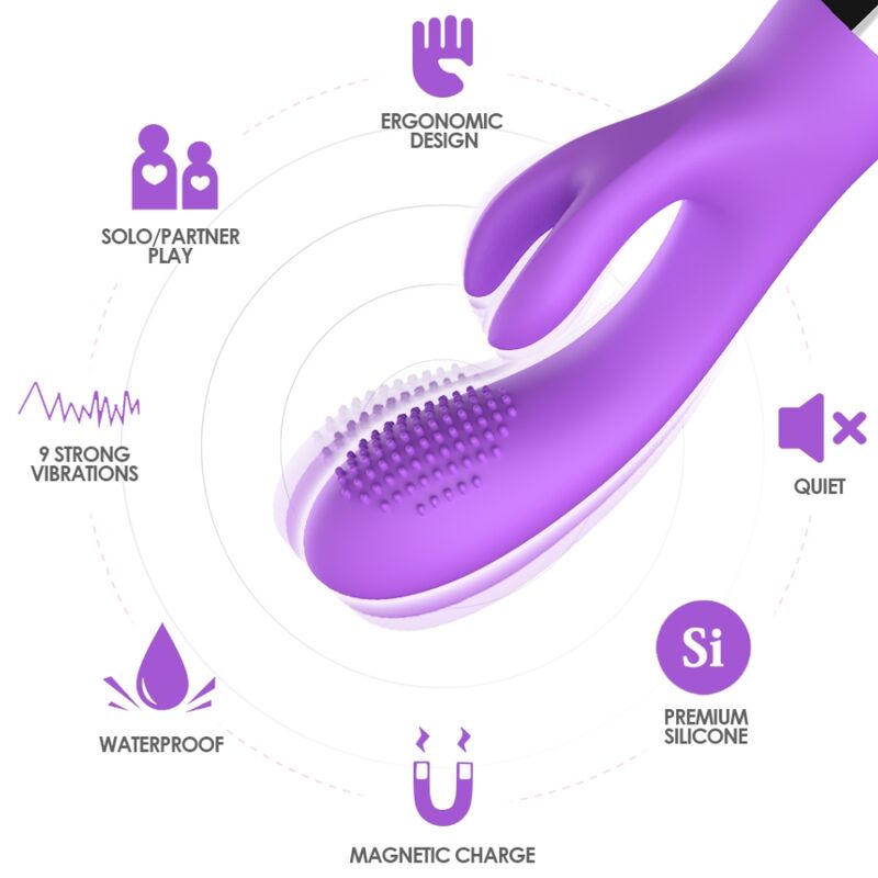 ARMONY - VIBRATOR RABBIT PURPLE 3 ARMONY - VIBRATOR RABBIT PURPLE - obrazek 3